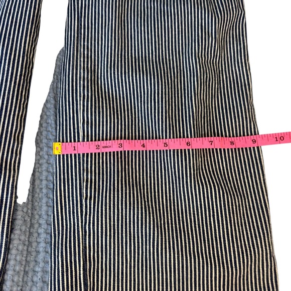 Dickies Women's Hickory Striped Denim Overalls 1X Blue White Carpenter - Picture 7 of 12